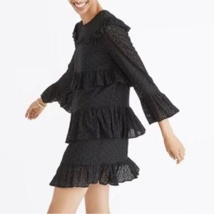 Madewell‎ Eyelet Waterlily Ruffle Dress